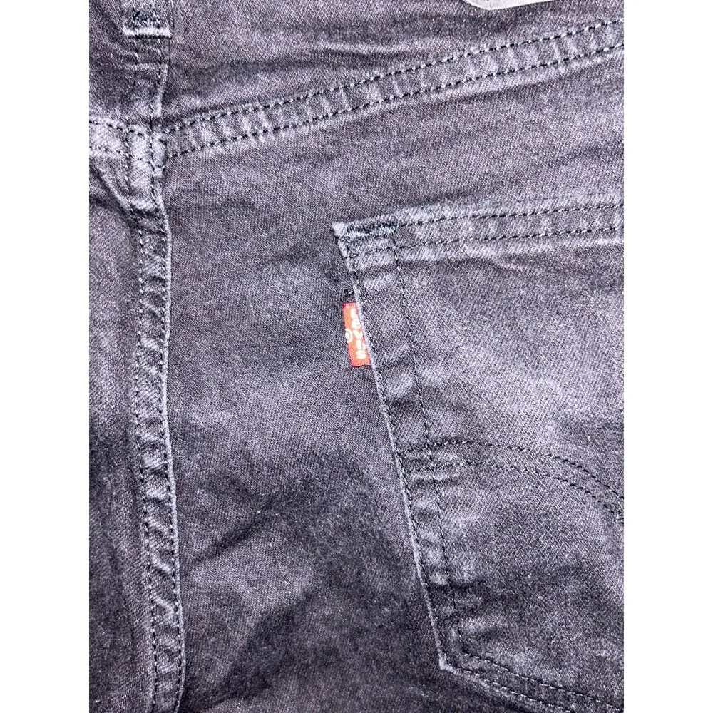 Y2K Streetwear Classic Black Levi's 511 Slim Fit Jeans W34 L32 Minimalist